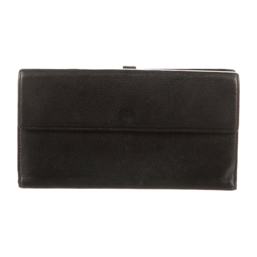 Authentic Chanel Black Leather CC Emblem Wallet - Picture 2 of 7
